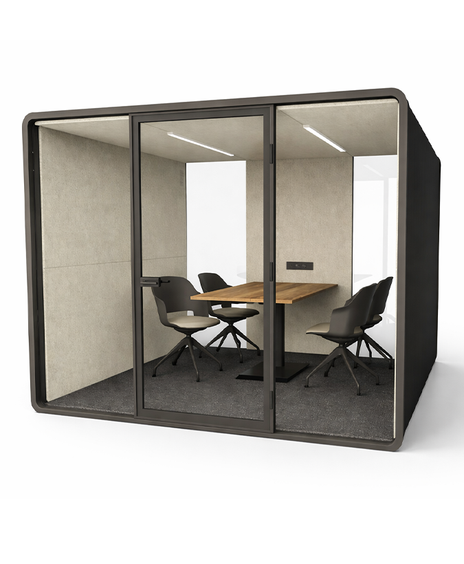 Aura 4-persoons akoestische vergaderruimte