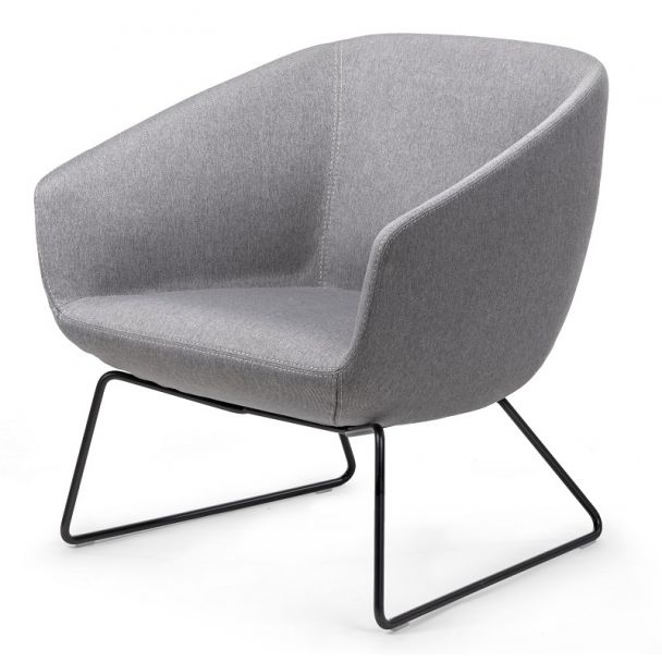 Fauteuil Burq lounge (ringpoot)