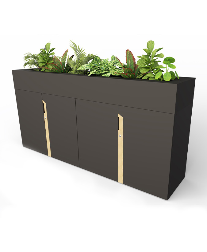 Echo kast (met plantenbak)