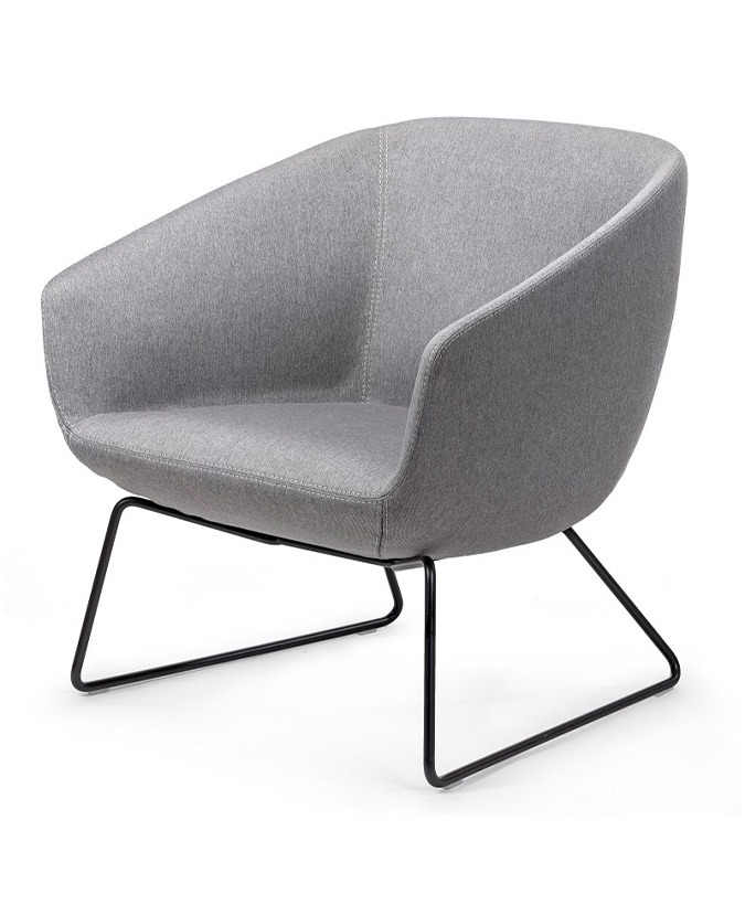 Fauteuil Burq lounge (ringpoot)