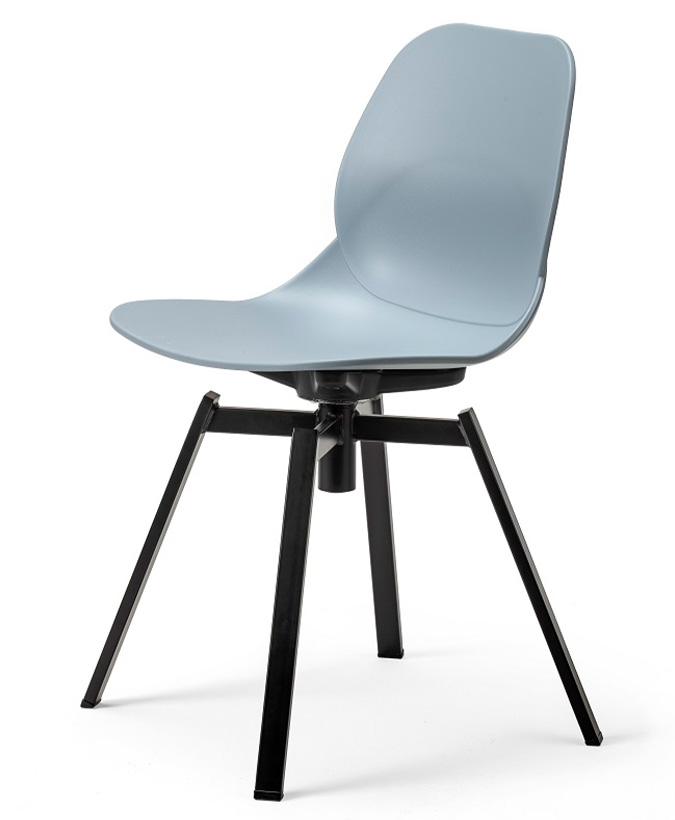 Davos kantinestoel (draaibare spinpoot)