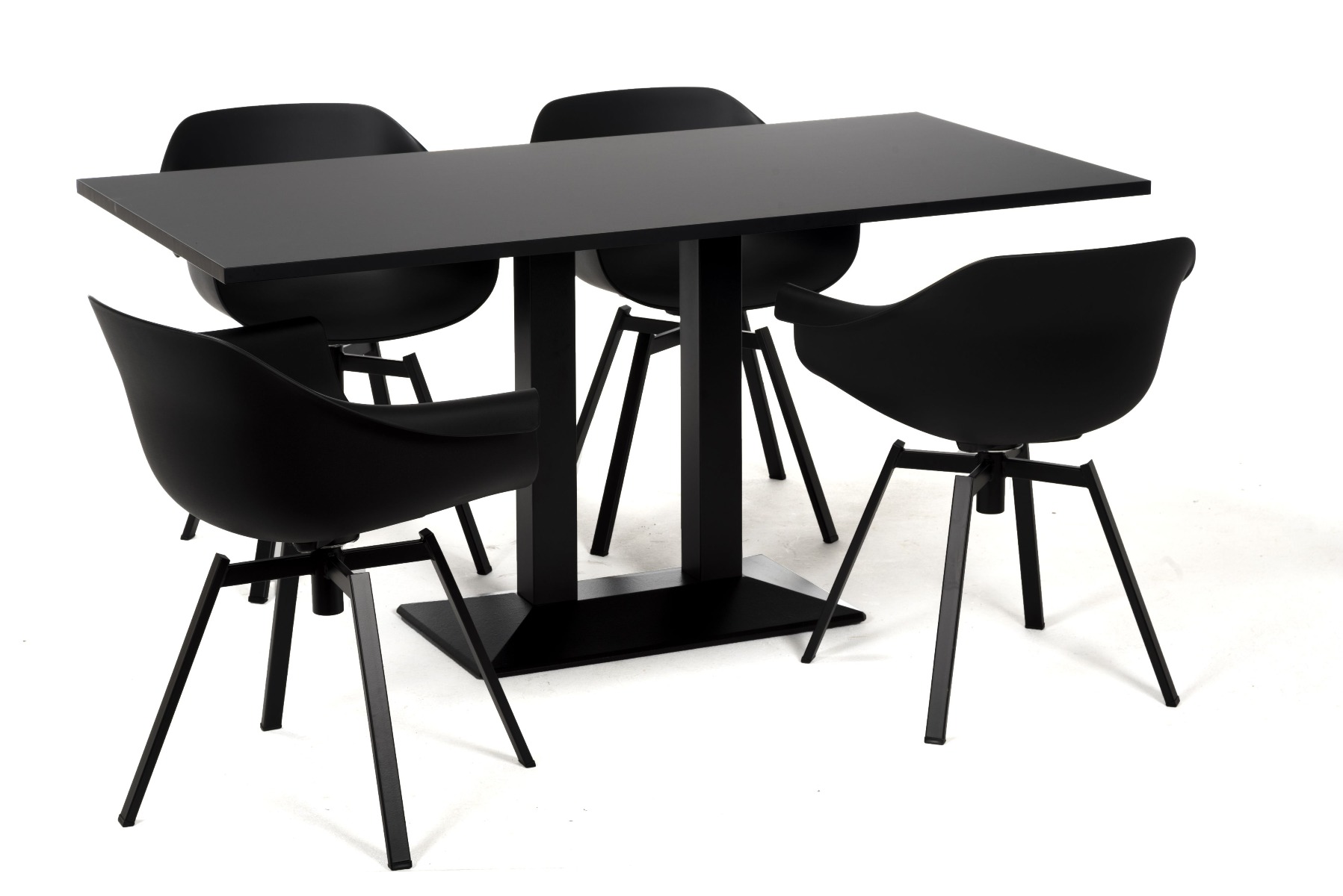 Square tafel (mat zwart)